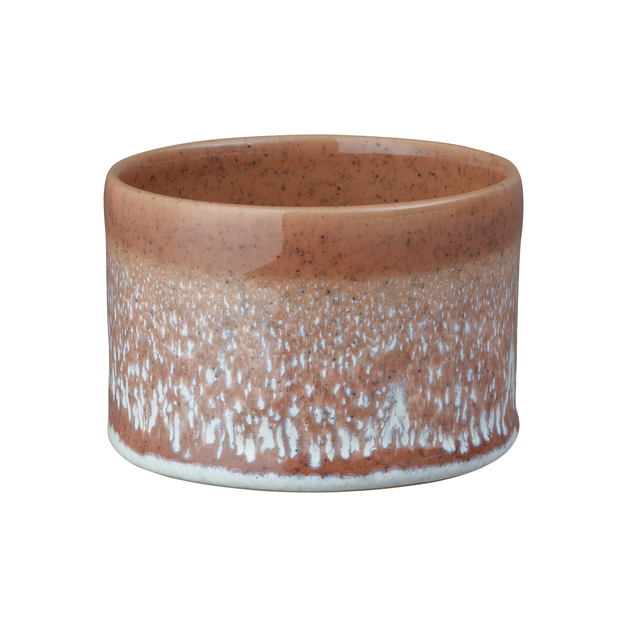 Product photograph of Kiln Accents Rust Small Round Pot from Denby Retail Ltd